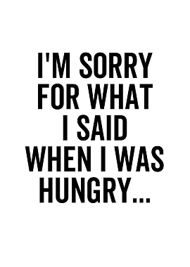 Im Sorry For What I Said