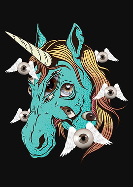 Weirdcore Zombie Unicorn