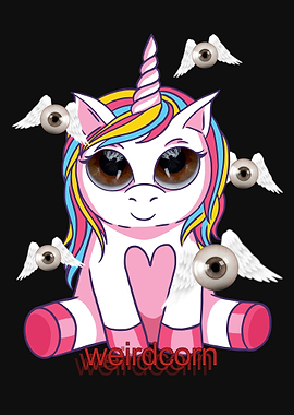 Weirdcore Kawaii Unicorn