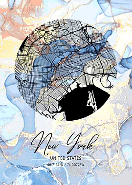 New York City Map USA