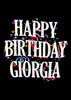 Happy Birthday Giorgia