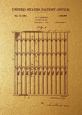 74 Billiard Cue Rack Pate