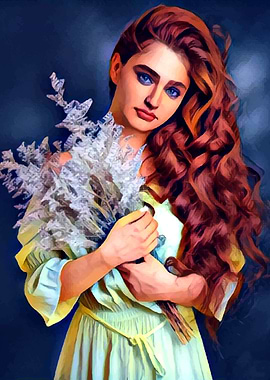 Blue Eyes Blonde Girl