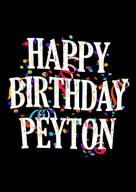 Happy Birthday Peyton