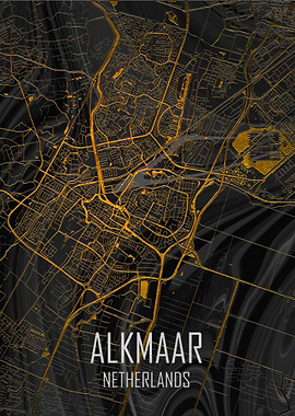 Alkmaar Netherlands Map