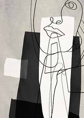 Minimal line drawing 58