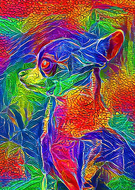 Chihuahua Rainbow Mosaic