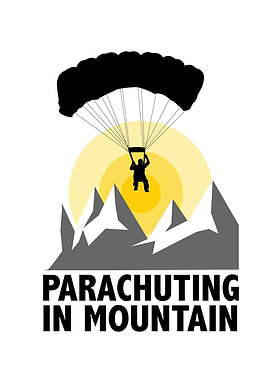 Parachuting in mountain