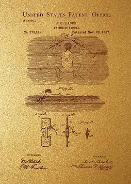 76 Swimming Paddle Patent