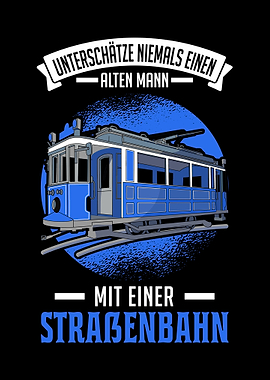 Straenbahn Alter Mann