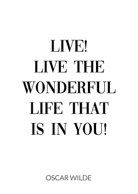 Oscar Wilde Quote Life