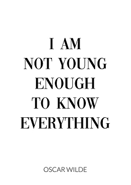 Oscar Wilde Quote Young