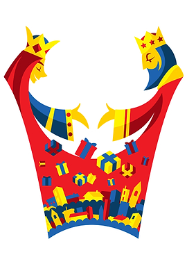 Queen king dropping gifts