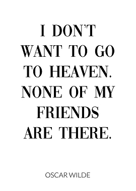 Oscar Wilde Quote Friends