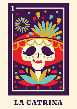 La Catrina Muertos Tarot
