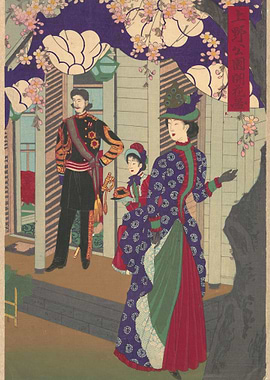 Blossoming Cherry Trees