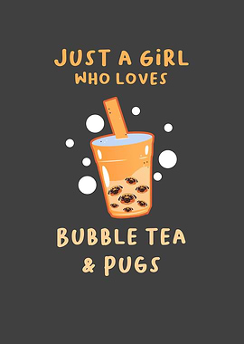 Boba Tea Kawaii Mops