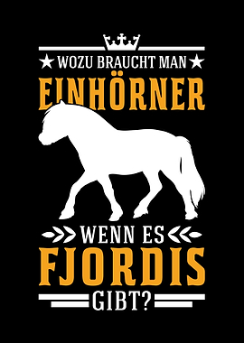 Fjordpferd Einhorn