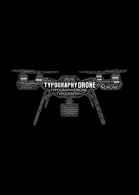 Typography drone