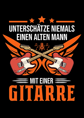 Gitarrist Alter Mann