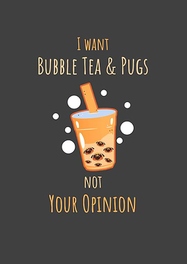 Boba Tea Kawaii Mops