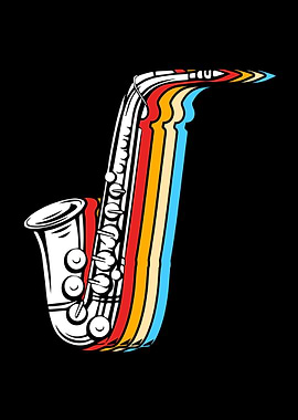 Saxophone Retro