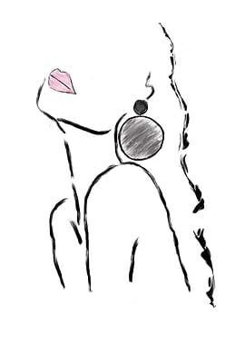 WOMEN ABSTRACT LINES