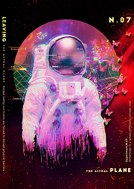 Vaporwave Astronaut