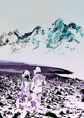 A romantic space stroll