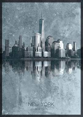 New York Skyline Portrait