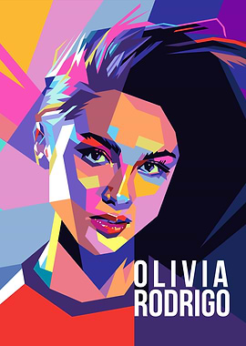 Olivia Rodrigo Pop Art