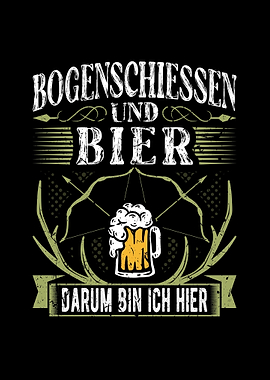 Bogenschiessen Bier