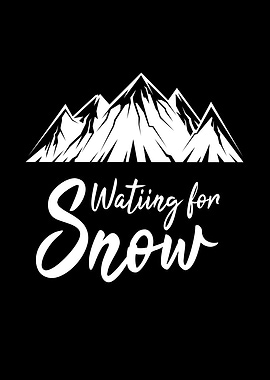 Waiting For Snow Skiing
