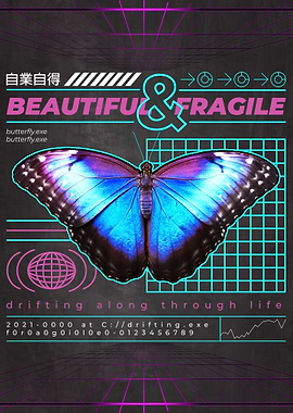 Futuristic Butterfly