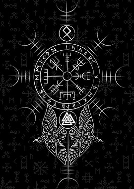 Norse Lucky Charm Vegvisir