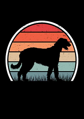 Irish Wolfhound Retro