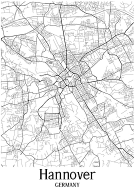Hannover Map Germany