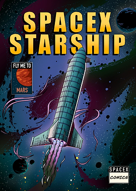 Spacex Starship Comics