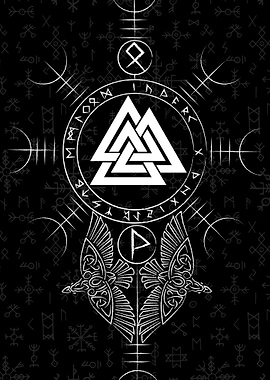 Mystical Viking Valknut