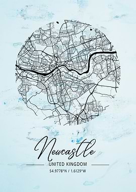 Newcastle Alpha Watercolor