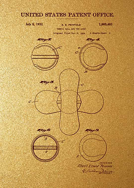 81 Tennis Ball Patent 193