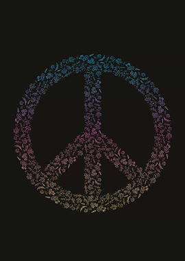 Cottagecore Peace Sign