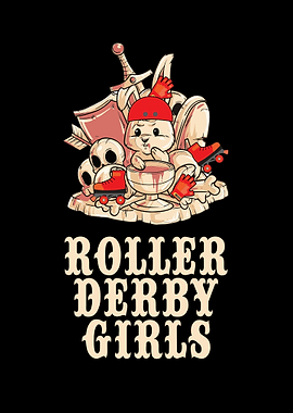 Roller Derby Girls Bunny