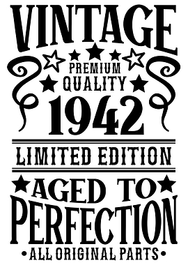 Vintage born in 1942