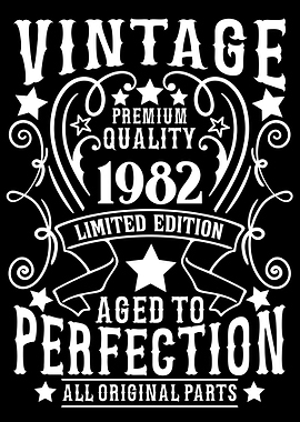 Vintage 1982 birthday