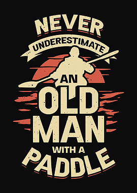 Old Man Kayaking Design