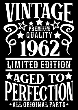 Vintage born in 1962