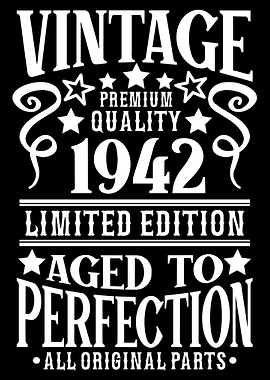 Vintage born in 1942