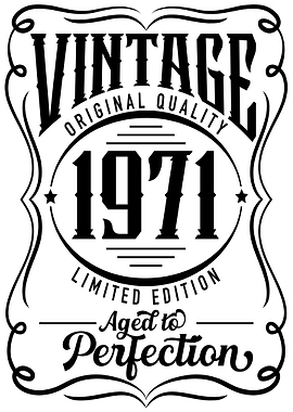 Vintage 1971 Birthday