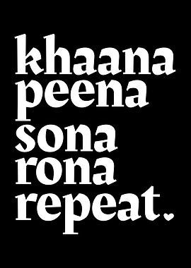 Khaana Peena Sona Rona